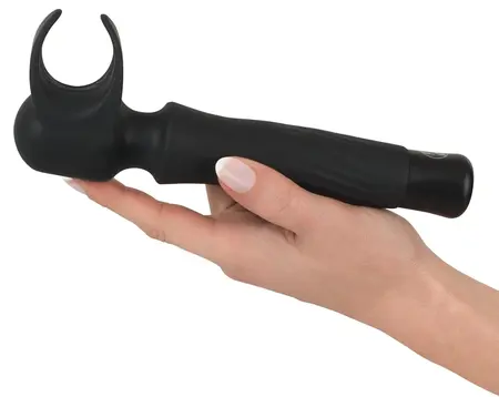 Rebel Man Wand 7-Mode Massager and Intimate Stimulation Device, Black