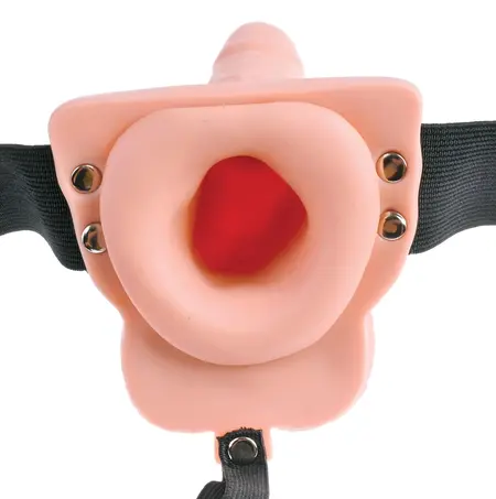Fetish Fantasy RC Strap-On Sistem 17.8 cm Punjiv sa daljinskim upravljanjem Crna