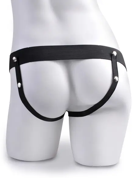 Fetish Fantasy RC Strap-On Sistem 17.8 cm Punjiv sa daljinskim upravljanjem Crna