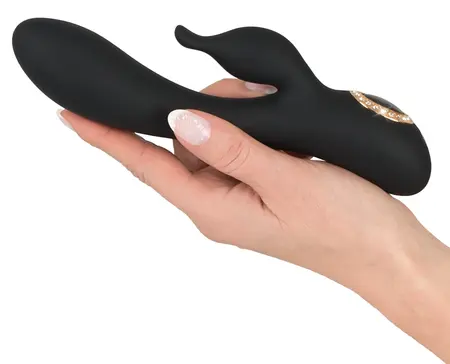 Cleopatra Black Intimate Dual-Motor System with Copper Accent 19.7cm