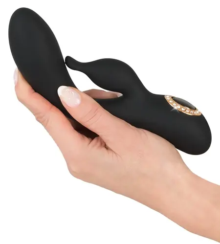 Cleopatra Black Intimate Dual-Motor System with Copper Accent 19.7cm