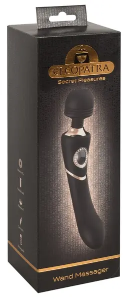Cleopatra Wand Massager Luksuzno izdanje sa 10 režima vibracije, 24 cm