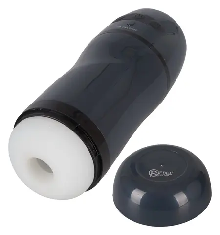 Rebel Intimni uređaj 2-u-1 Usisavanje i vibracija, 21.8 cm, Crna