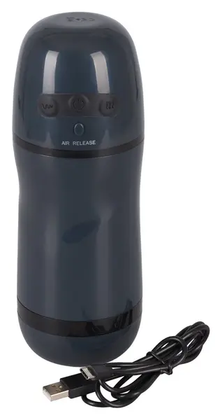 Rebel Intimni uređaj 2-u-1 Usisavanje i vibracija, 21.8 cm, Crna