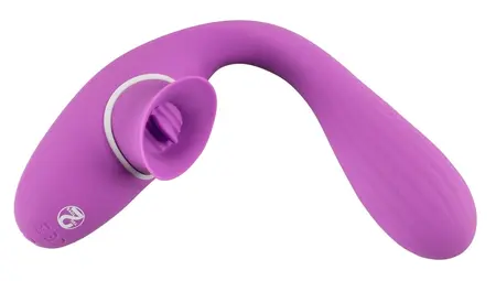 You2Toys FlexiVibe Dvostruko dejstvo savitljiv intimni uređaj Roze 22cm