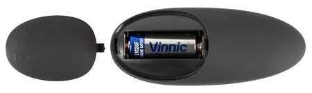 GoGasm Triple Intimate Panty Vibrator with Remote - Black, 24.5cm