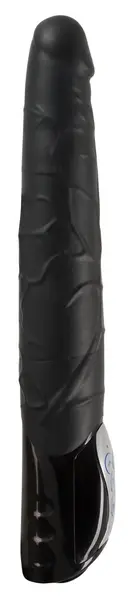 You2Toys Black Push Thrusting Vibrator 27.7cm, 3-Speed, 7 Modes