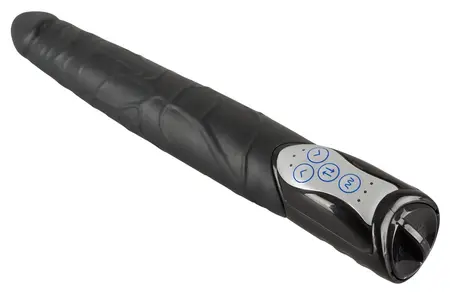 You2Toys Black Push Thrusting Vibrator 27.7cm, 3-Speed, 7 Modes