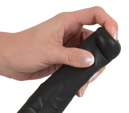 You2Toys Black Push Thrusting Vibrator 27.7cm, 3-Speed, 7 Modes