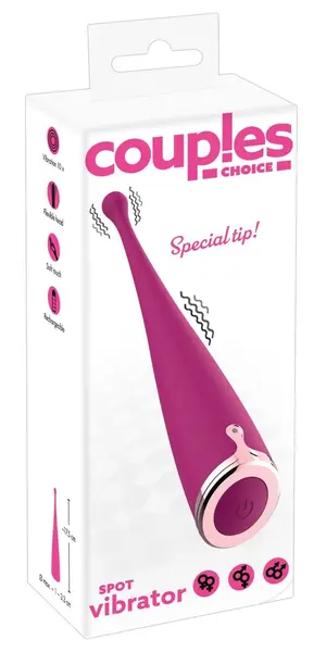 Couples Choice Spot Vibrator Precizni Višebrzinski Silikon 17.5cm