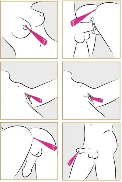Couples Choice Spot Vibrator Precizni Višebrzinski Silikon 17.5cm