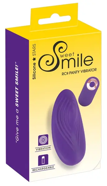 Sweet Smile RC Gaćice Vibrator Kompaktni Daljinski Upravljani Silikon 8.8cm