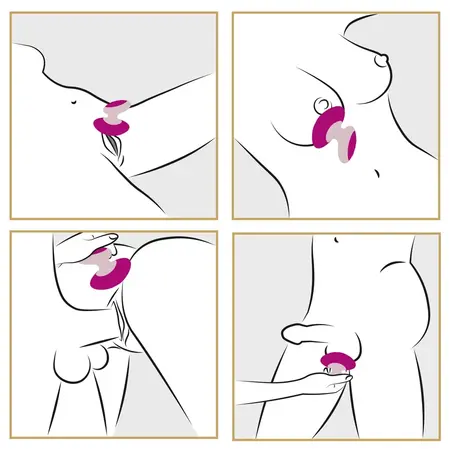 Couples Choice Mini Massager 9.3 cm - Compact Silicone Wand, USB