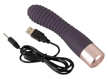 Elegant Flexy Vibe USB Rechargeable Silicone Model, 15 cm, Waterproof