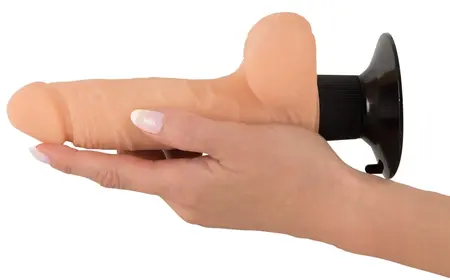 Nature Skin Vibe M Intimate Machine with Suction Cup 21cm Beige