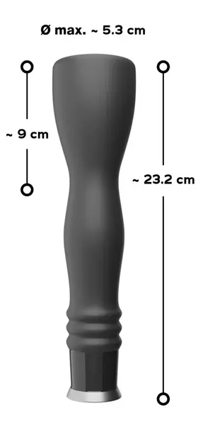 You2Toys Glans Vibrator 7 Modes - Soft Touch Intimate Device, 23 cm