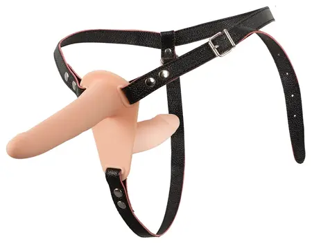 You2Toys Vibrirajući Dvostruki Strap-On Set, Podesivi Pojas, Crna