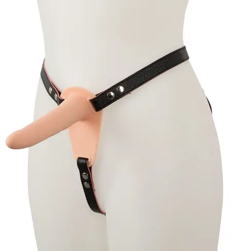 You2Toys Vibrirajući Strap-On Sistem, Podesivi Pojas, 15.7 cm, Crna