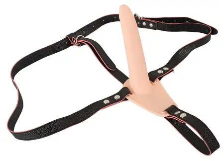 You2Toys Vibrirajući Strap-On Sistem, Podesivi Pojas, 15.7 cm, Crna