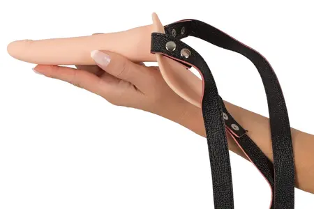 You2Toys Vibrirajući Strap-On Sistem, Podesivi Pojas, 15.7 cm, Crna