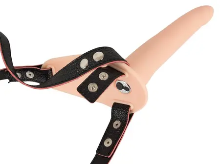 You2Toys Vibrirajući Strap-On Sistem, Podesivi Pojas, 15.7 cm, Crna
