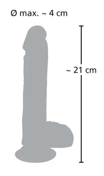 You2Toys Silikonski Potiskujući Intimni Uređaj Daljinski 21cm Usisna Baza