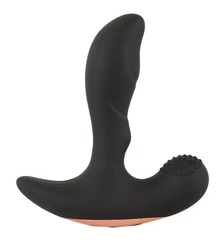 Rebel RC Prostate Plug Heated Remote 11 Modes Silicone Black 13.6cm