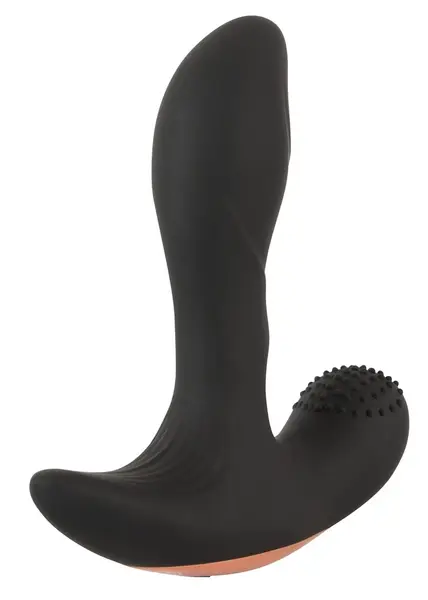 Rebel RC Prostate Plug Heated Remote 11 Modes Silicone Black 13.6cm