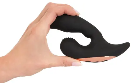 Rebel RC Prostate Plug Heated Remote 11 Modes Silicone Black 13.6cm
