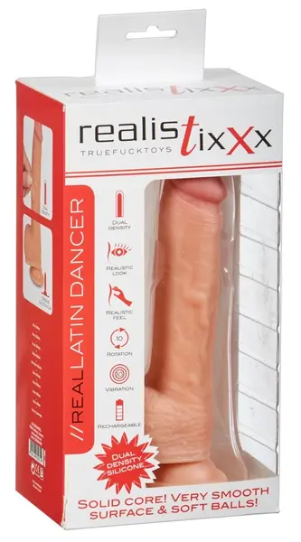 Realistixxx Latin Dancer Silicone Rotating Intimate Device 21.8cm USB