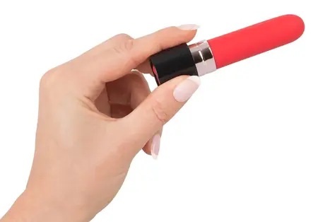 You2Toys Lipstick Mini Vibrator 10-Mode Rechargeable Red 9.7cm