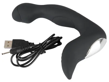 You2Toys Rechargeable Prostate Massager with Perineum System, Black, 14.3 cm