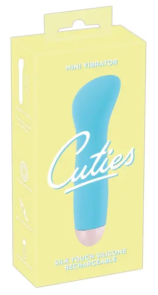 Cuties Mini Vibrirajući Uređaj Plavi 7-Modni USB Punjiv Vodootporan 12.9cm