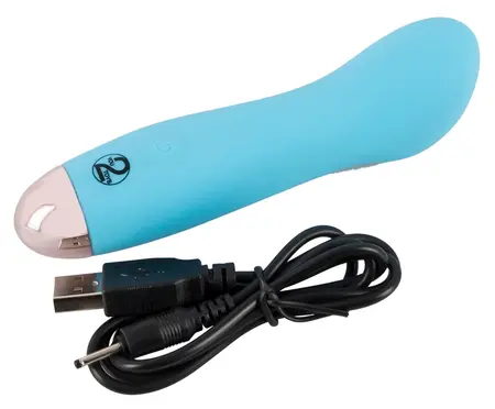 Cuties Mini Vibrirajući Uređaj Plavi 7-Modni USB Punjiv Vodootporan 12.9cm