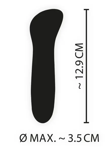 Cuties Mini Vibrirajući Uređaj Plavi 7-Modni USB Punjiv Vodootporan 12.9cm