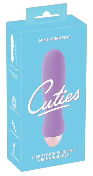 Cuties Mini Vibrator Ljubicasti - 7 Rezima, Punjenje na USB, Vodootporan