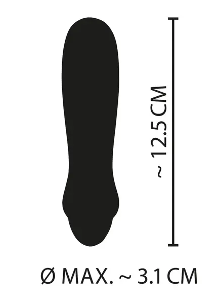 Cuties Mini Vibrator Ljubicasti - 7 Rezima, Punjenje na USB, Vodootporan