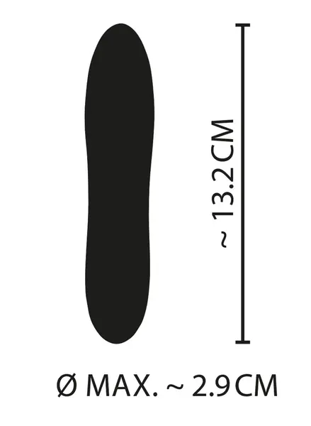 Cuties Mini Intimni Masažer Zuti 7 Rezima Vodootporan 13.2 cm