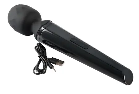 You2Toys Rechargeable Power Wand Massager, 24 Modes, 31cm, Black