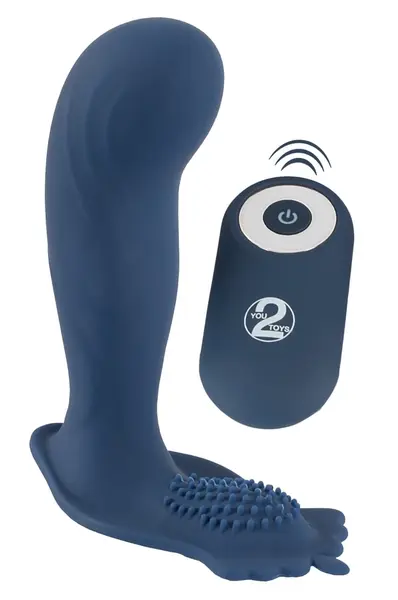 You2Toys Prostate Massager 10-Mode Silicone with Remote 11.7 cm Black