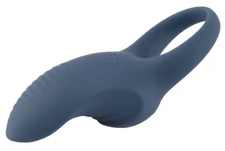 You2Toys Vibrating Ring Rechargeable Silicone Black 10 Modes 10.3cm