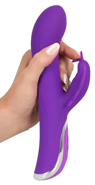 Sweet Smile Rotating Butterfly Rechargeable Intimate Device 23cm Pink