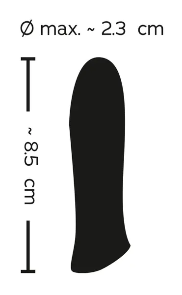 Sweet Smile Power Mini Vibrator 8.5cm Silikonski Punjiv Roze