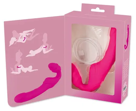 You2Toys Bez Remena Vibrirajuci Dvostruki Sistem Silikon Ljubicasti 22cm