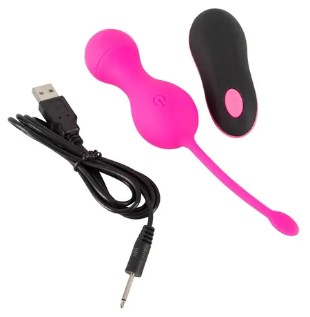 Sweet Smile RC Dvostruki Sistem Loptice Silikon Punjiv Roze 16.4cm