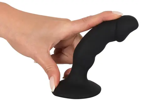 Black Velvets Punjivi Fleksibilni Intimni Plug 14cm - 7 Rezima, Crni