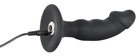 Black Velvets Punjivi Fleksibilni Intimni Plug 14cm - 7 Rezima, Crni