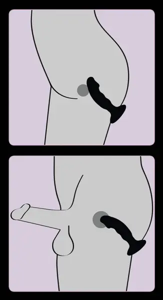 Black Velvets Punjivi Fleksibilni Intimni Plug 14cm - 7 Rezima, Crni
