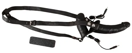 You2Toys Double Thruster Adjustable Harness System Black 17cm & 9.3cm