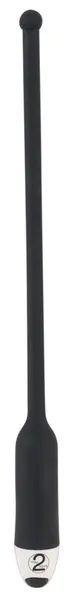 You2Toys Silikonski Uretralni Trener Ekstra Dugačak Crni 27 cm Vibrirajući